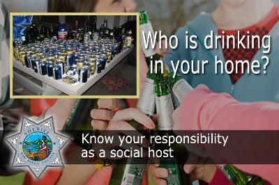 Who is drinking in your home? Know your responsibility as a social host.